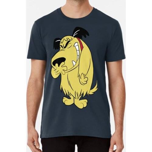 Laughing Muttley T Shirt Wacky Races Dick Dastardly Muttley Cartoon Dog Mutt