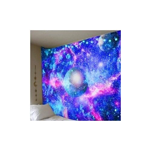 Galaxy Universe Space Tapestry Stars Wall Hanging Hippie Retro Home Decor Yoga Beach Mat Tapiz Witchcraft Wall Cloth Tapestries