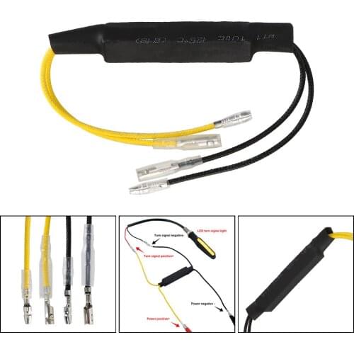 4pcs Solve Blinker Error Motorcycle Flasher LED Turn Signal lights 26 Ohm 12V 21W Fault Decoder Indicator Load Resistor