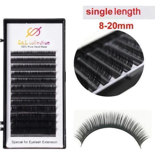 5 trays new C/D 8-20mm Faux mink individual eyelash lashes maquiagem cilios for professionals soft mink eyelash extension