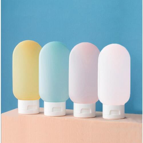 New 5Pcs 60ml Portable Lotion Shower Gel Shampoo Refillable Bottle