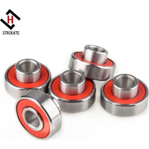 8PCS 608ZZ 608-2RS Longboard integrated bearing skateboard bearing roller skate bearing