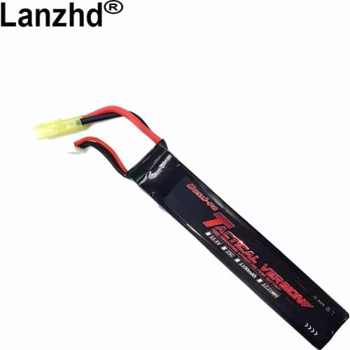 15PCS Tactical version Tamiya Plug11.1V 1100mAh Lipo Battery for Water Gun Mini Airsoft BB Air Pistol Electric Toys Guns battery