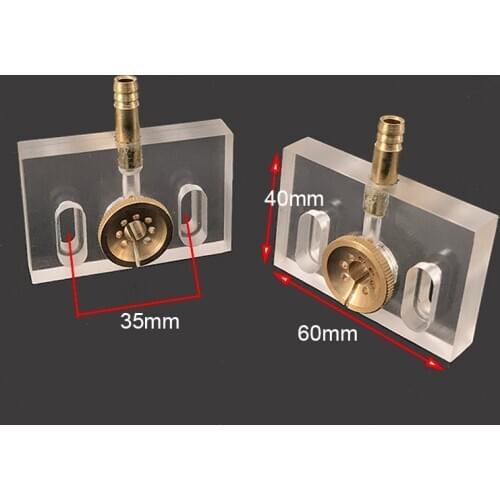 EDM Acrylic Water Panel Cooling Plate Length 60* Height 58mm Water Board Stopper for Jiangzhou WEDM Wire Cutting Machine