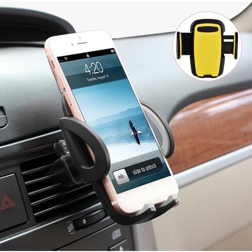 Ventilated Outlet Car-mounted Phone Stand Universal Support Telephone Voiture Smartphones Car Phone Holder For IPhone Android