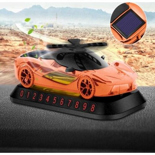 2021 new solar perfume seat car model decoration car phone number car diffuser to purify the air car Ornaments