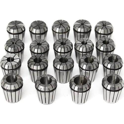 19pcs ER32 2-20mm Spring Collet Collet Chuck Set for CNC Milling Lathe Tool