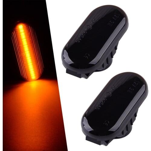 Dynamic Flowing LED Repeater Turn Signal Indicator Side Marker Light Lamp Fit for Nissan Navara 350Z Pathfinder R51 Qashqai J10