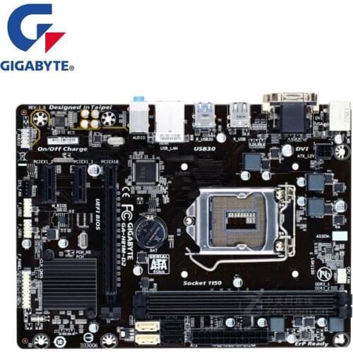 For Gigabyte GA-H81M-D2 H81M-D2 Motherboard LGA 1150 For Intel H81 Used Desktop Mainboard USB3.0 SATA3
