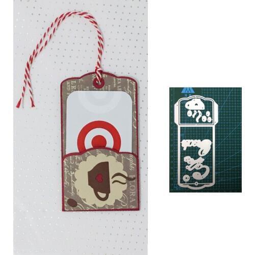 Coffee Gift Card Pocket Metal Cutting Dies Stencil For Scrapbooking Album Photo Paper Cards Crafts Handmade New Dies for 2019