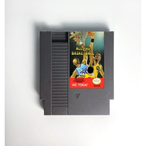 All-Pro Basketball - Game Cartridge For NES Console 72 Pins 8bit
