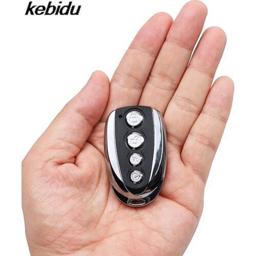 Kebidu 5pcs Mini Universal Electric 4 Button 433.92 MHz Auto Copy Remote Control Duplicator Cloning Car Key Gate Keys Controller