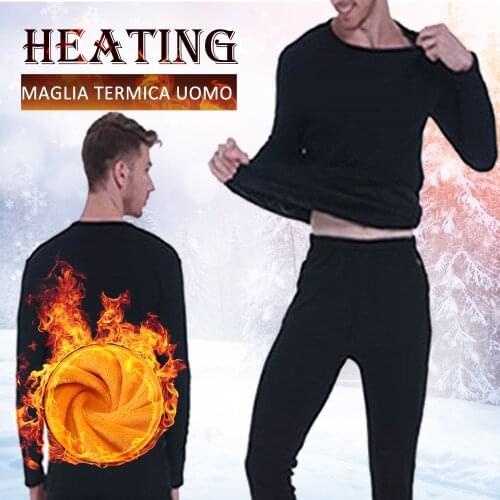 Intelligent USB electric heating underwear Suit mens and womens style thermal underwear for men trousers winter smart heating