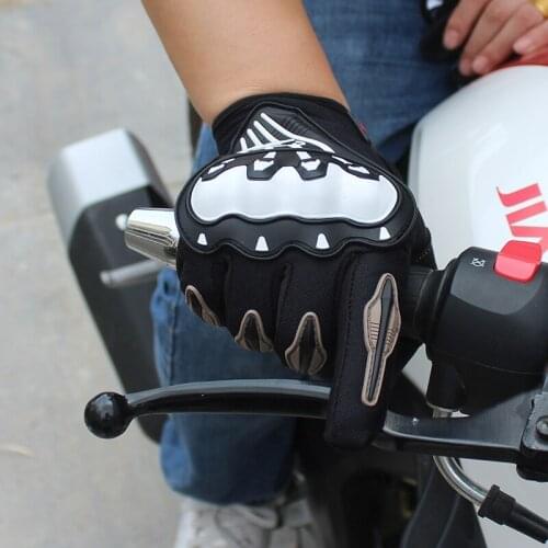 Fashion Motorcycle Bike Bicycle Racing Gloves Full Finger Mitters Antiskid Protecciones Motocross Outdoor Sport Gloves