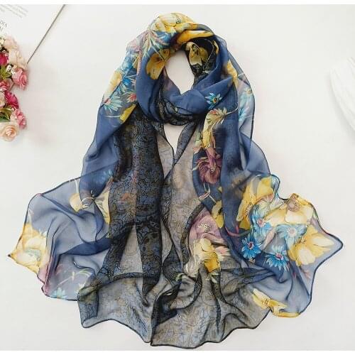 2021 NEW Luxury Brand silk Scarf Women Large Shawls Pashmina Hijab Foulard Echarpe Design Print Lady Beach Stole Head Scarves