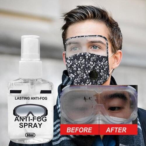 Glasses Antifogging Agent Spray Portable Lens Anti-fogging Agent For Swimming Goggles Anti-fog Liquid Swimming Accessories