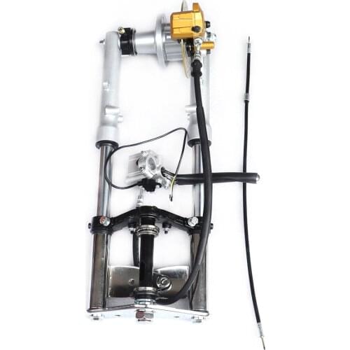 Motorcycle front fork Suspension with brake caliper disc assembly For Honda Monkey bike Z50 accessories spare parts