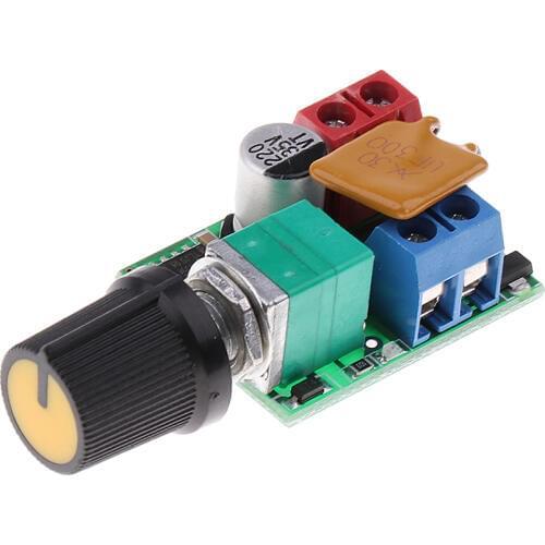 DC Motor Speed Control Driver Board 3V-35V 5A PWM Controller Stepless DC 3V 6V 12V 24V 35V Variable Voltage