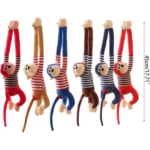 Hanging Plush Monkey Stuffed Animal, Sensory Plush Toy, Gifts for Kids with Specially Designed Ultra Soft Plush Feel