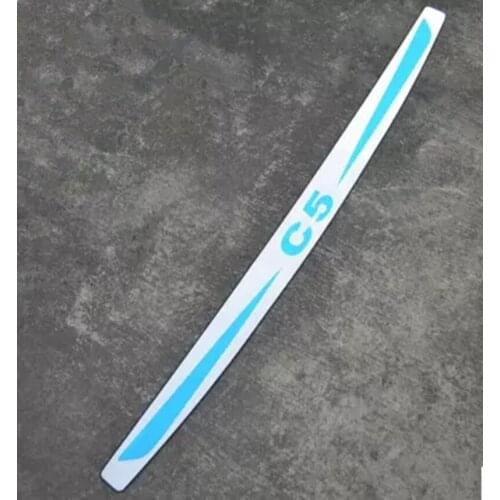 Stainless steel Rear bumper Protector Sill Trunk Tread Plate Trim for 2010 2011 2012 2013 2014 2015 2016 Citroen C5 Car styling