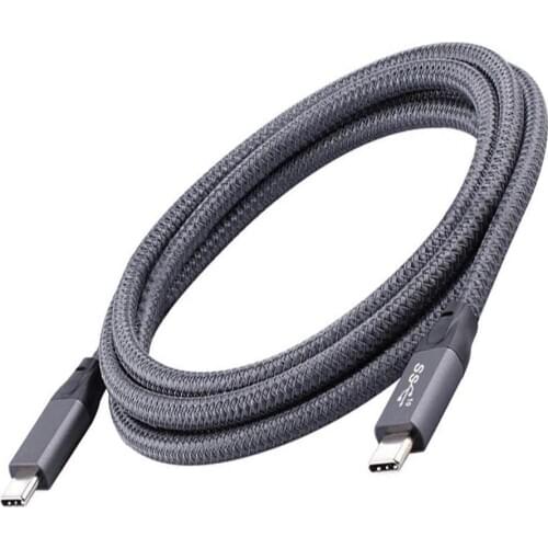 USB C to USB C male to male Cable 4K PD 100W 5A/20V Fast Charging Thunderbolt 3 20Gbps DP USB 3.1 Charger Cord For Macbook pro