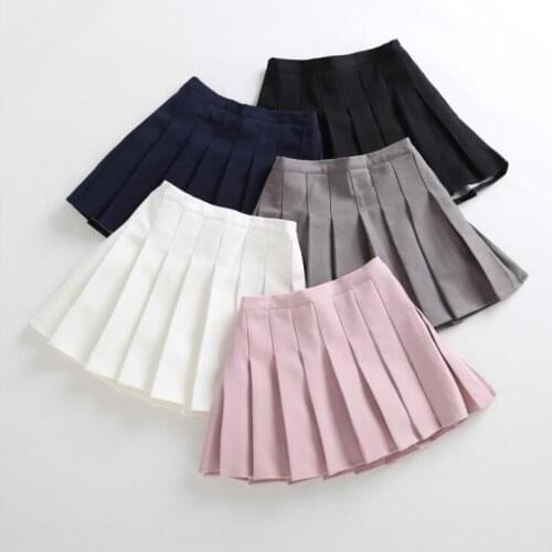 2021 Korean style girls draped skirt summer cotton fashion girls skirt 3-8t B401