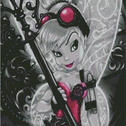 5D DIY Full Drill Diamond Painting Cross Stitch Kits Mosaic Pattern Cartoon Princess Gifts Diamond Embroidery Home Decor TY624