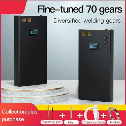 Portable Spot Welder 70-speed Adjustable LCD Digital Display Spot Welding Machine Spot Welding for 18650 Mini Welidng Tools