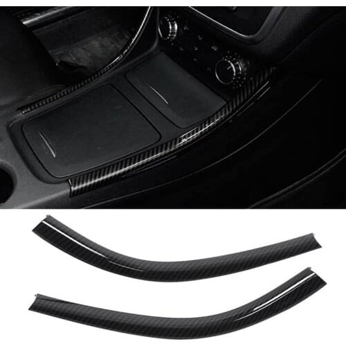 Car Center Console Side Frame Cover Decorative Strip for Mercedes-Benz A-Class W176 CLA C117 GLA X156