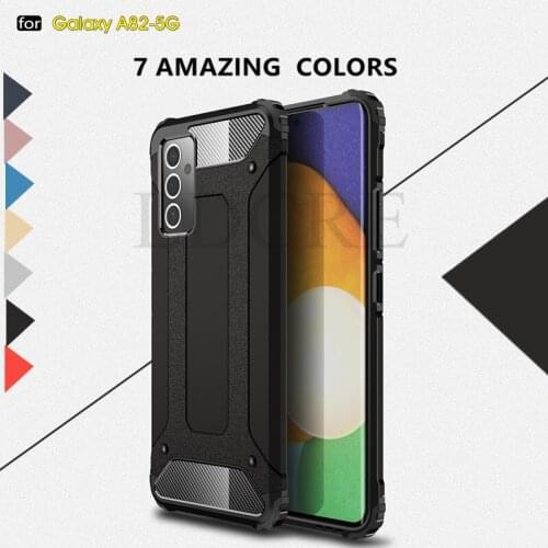 For Samsung Galaxy A82 5G Case Heavy Armor Hard Rubber Tough Silicone Phone Case for Galaxy A82 Cover for Galaxy A52 A72 A22 5G