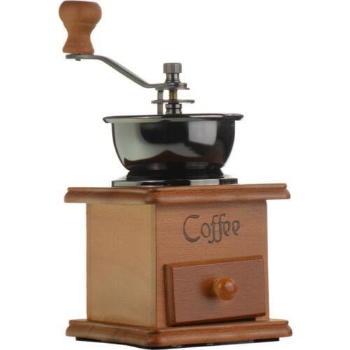 Ecocoffee Direct Selling Diy Ciq Stocked Eco-friendly Wood 3 Korean Ecocoffee Classic Wooden Coffee Grinder Food Kitchen Mill