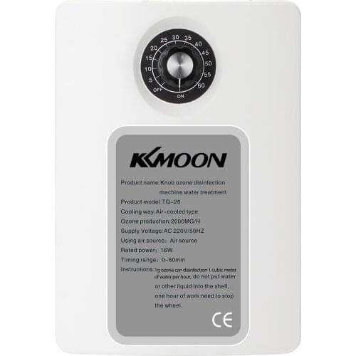 TQ-26 Active Ozone Machine Generator Purifier 2000mg/h Air Freshening Water Fruit Vegetable Water Food Preparation Generators