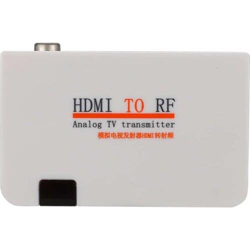 HDMI to RF Coax Converter Adapter HDMI Modulator Digital Signal to RF Analog Signal TV Transmitter For Player Game Set-top Box