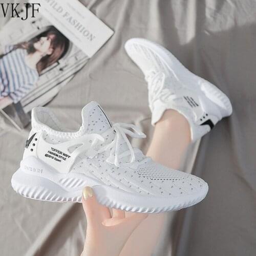 Size 35-40 Sneakers Women Vulcanize Shoes Spring Autumn Female Zapatos Mesh Tennis Mujer Lace-Up Breathable Pink Footwear