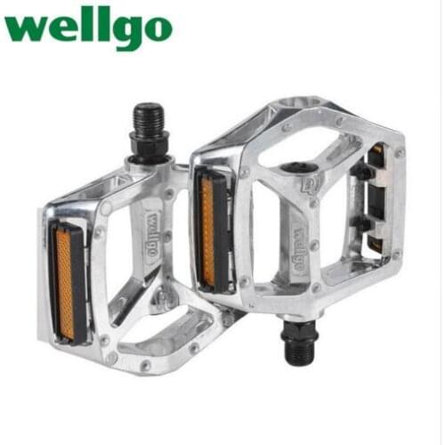 Wellgo B249 DU Bearing Lightweight Aluminum Alloy Pedals Ultralight Mountain Bike Bicycle Genuine Bicycle Pedal