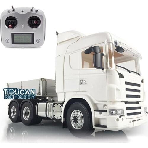 Hercules 802B Sca Cabin LESU RC 1/14 6*6 Metal Chassis Tractor W/ Hopper Servo Radio Truck