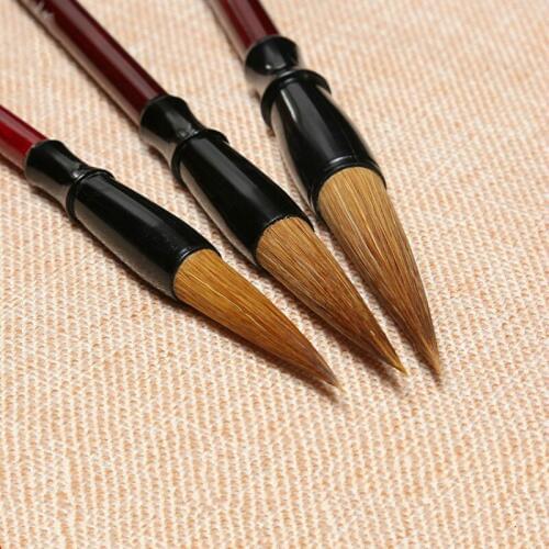 Multiple Hair writing Brush Pen Set Chinese Calligraphy Brush Pen for Painting Landscape Art Weasel Woolen Hair brush