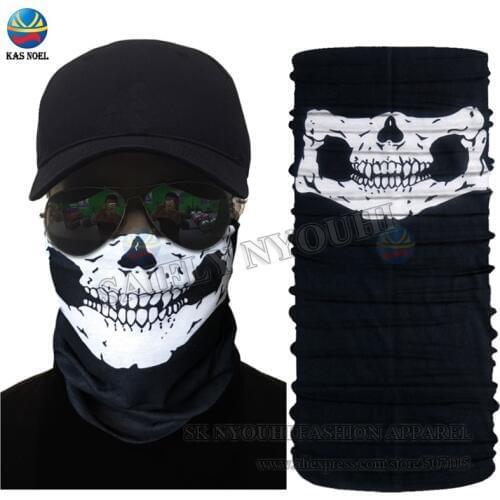 Top Fashion Motorcycle Tubular Magic Scarf Cycling Skull Bandana Multifunctional Headwear Outdoor Riding Seamless Neck Gaiter