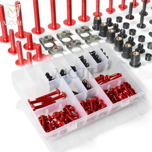 Motorcycle Fairing Spring Bolts Fastener Clips Screws Nuts Kit For BMW R1200GS LC S1000RR F800GS GS 1200 S1000 R XR GS F800R