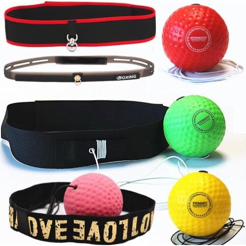 Boxing Reflex Speed Punch Ball MMA Sanda Raising Reaction Hand Eye Training Gym Muay Thai Fitness Exercise Boxe Accessories Box