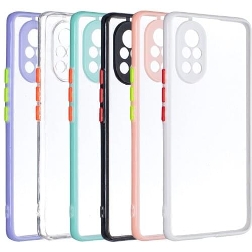 Soft Bumper Hard Back Clear Shockproof Phone Case for Huawei Nova8 Transparent Phone Shell Cover