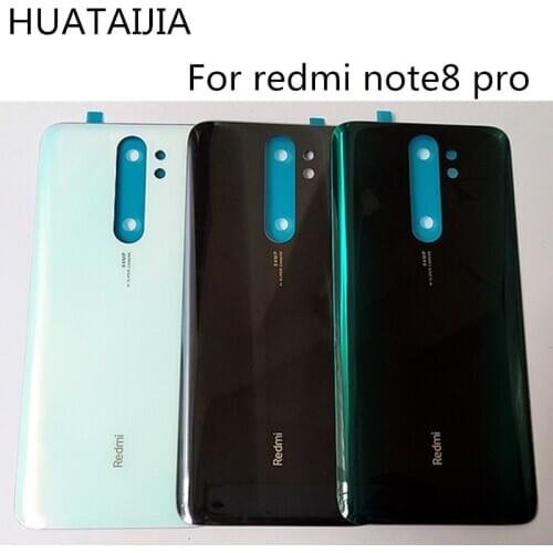New xiaomi redmi note8 pro battery back cover for redminote8pro back case xiaomi note8 pro original glass back case