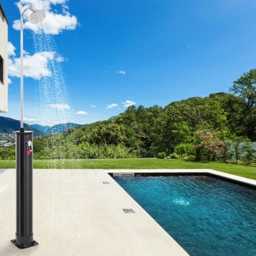 Pop Arrival Garden Beach Solar Shower Column Outdoor Shower Panel Faucet Swimming Pool Bathroom Faucet Shower Tools HWC