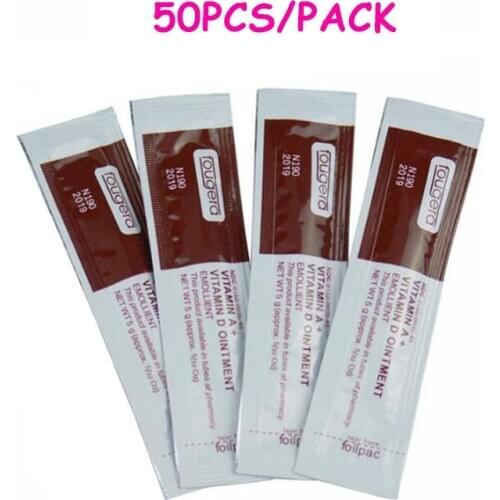 Pro Tinta Tattoo Supplies 50PCS/PACK Tattoo Recovery Cream Vitamin A+Vitamin D Ointment Top Tattoo Repairing Cream Drop Shipping