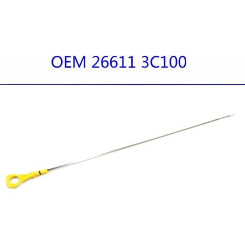Engine Oil Dipstick for KIA Sorento Sedona for hyundai Santa Fe Sonata Genesis Coupe 266113C100 26611 3C100