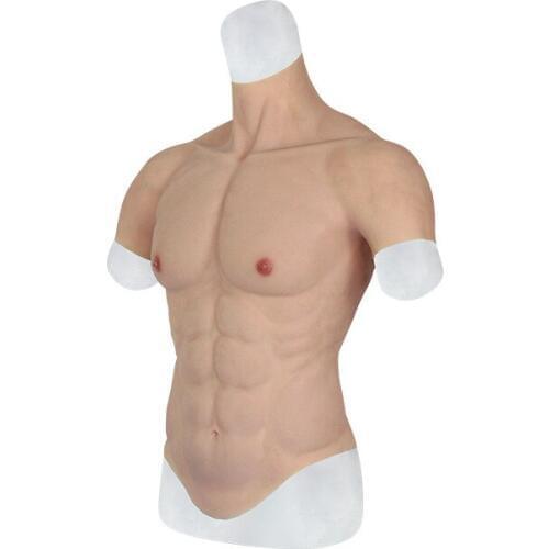 Silicone Chest Abdominal Abs Male False Muscle Clothing Cosplay Male Silica Gel Fake Abs Fake Chest Muscle Installed