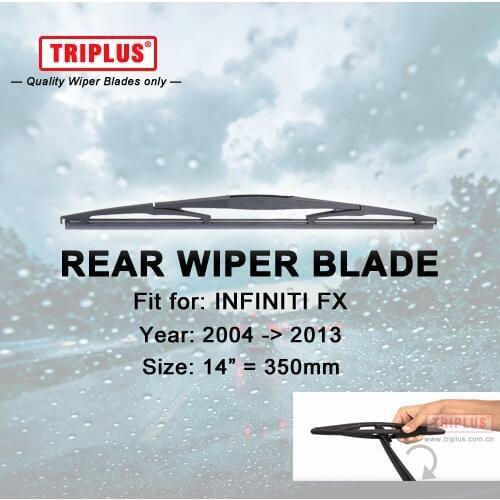 Rear Wiper Blade for INFINITI FX FX35 FX37 FX45 FX50 (2004-2013) 1pc 14" 350mm,Rear Windscreen Wipers,for Back Windshield Blades