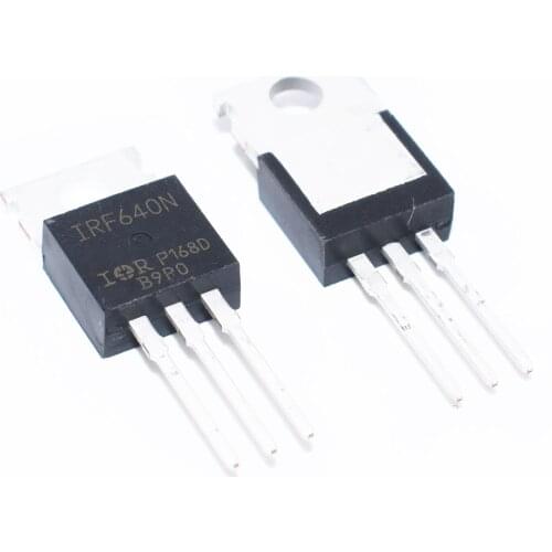 10pcs IRF640N IRF640 IRF640NPBF Power MOSFET MOSFT 200V 18A 150mOhm 44.7nC TO-220 new original
