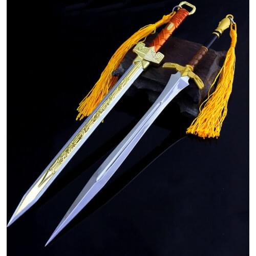 Peripheral Toy Li Bai Chichen Wind Sword Alloy Model Weapon Metal Weapon 22cm Alloy Material Does Not Rust Easily