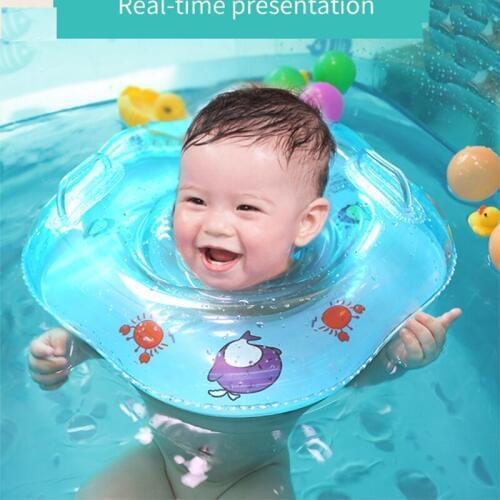 0-18 Monthsbaby Accessories Lnflatable Neck Float Small Kids Swim Circle For Safety Swimming Ring Bathing Newborns
